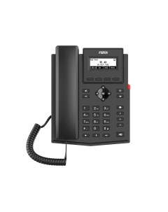 VoIP телефон X301P 2 линии 2 SIP аккаунта монохромный дисплей PoE черный X301P Fanvil