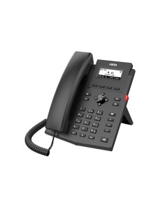 VoIP телефон X301G 2 линии 2 SIP аккаунта монохромный дисплей PoE черный X301G Fanvil