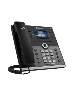 VoIP телефон UC924U 12 линий 12 SIP аккаунтов цветной дисплей PoE черный UC924U Xorcom
