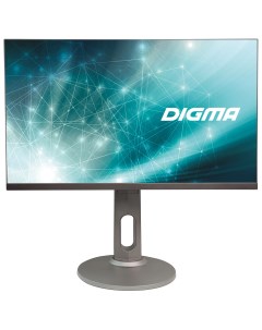 Монитор 27 DM MONB2708 IPS 2560x1440 16 9 300кд м2 5мс 178 178 HDMI DisplayPort USB Hub черный сереб Digma