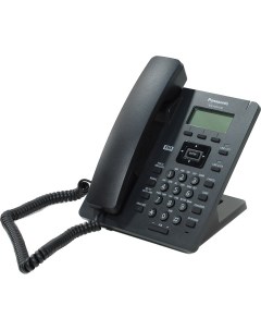 VoIP телефон KX HDV130RUB 2 линии монохромный дисплей PoE черный Panasonic