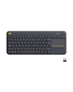 Клавиатура беспроводная K400 Plus мембранная TouchPad USB черный 920 007147 Logitech