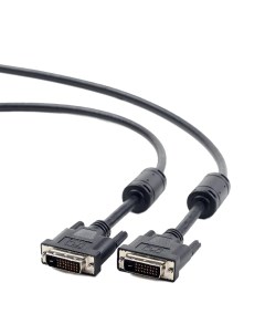 Кабель DVI M DVI M Dual Link ферритовый фильтр 10 м черный CC DVI2 BK 10M Gembird