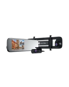 Видеорегистратор зеркало заднего вида MR450 2 камеры 1920x1080 30 к с 160 5 5 960x480 G сенсор WiFi  Navitel