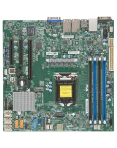 Материнская плата X11SSH F 1xSocket1151 iC236 4xDDR4 PCI Ex16 2PCI Ex8 1xM 2 PCI E 8SATA3 RAID 0 1 5 Supermicro