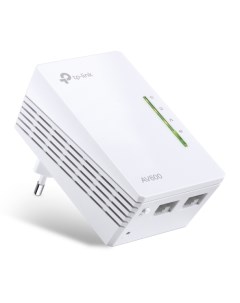 Адаптер Powerline Wi Fi TL WPA4220 802 11n 2 4 ГГц 300 Мбит с 2x100 Мбит сек Tp-link