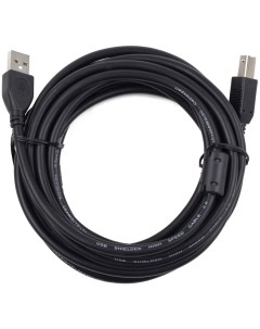 Кабель Cablexpert CCF2 USB2 AMBM 15 USB 2 0 Pro AM BM 4 5м экран 2феррит кольца черный пакет Gembird