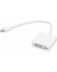 Кабель переходник адаптер Mini DisplayPort M DVI D F 25 см белый 841582 Ningbo
