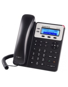 VoIP телефон GXP1625 2 SIP аккаунта монохромный дисплей PoE черный серебристый GXP1625 нужен переход Grandstream