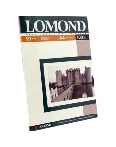 Фотобумага A4 90 г м матовая 100 листов односторонняя 0102001 для струйной печати Lomond