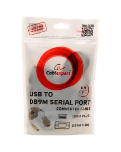 Кабель адаптер Cablexpert UAS111 USB COM 1 8m Gembird