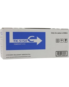 Картридж лазерный TK 5150C 1T02NSCNL0 голубой 10000 страниц оригинальный для ECOSYS P6035cdn ECOSYS  Kyocera