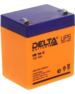 Аккумуляторная батарея для ИБП Delta HR HR 12 5 12V 5Ah Delta battery