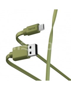 Кабель USB Micro USB плоский 1м зеленый 00187228 Hama