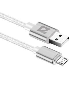 Кабель USB Micro USB 1 5A 1 м белый F85 87102WHI Defender
