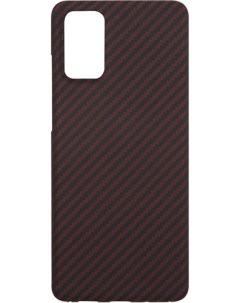 Чехол накладка для смартфона Samsung Galaxy S20 карбон красный УТ000020857 Barn&hollis