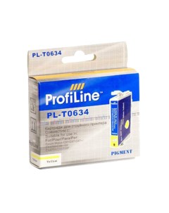 Картридж струйный ProfiLine PL-0634-Y (634), желтый, совместимый, 250 страниц, для Epson C67/C87/CX3700/CX4100/CX4700 Profiline