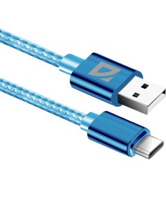 Кабель USB USB Type C 1 5A 1 м синий F85 87100AZU Defender