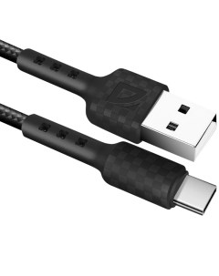 Кабель USB USB Type C 2 4A 1 м черный F181 87113BLA Defender