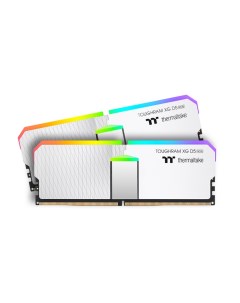 Комплект памяти DDR5 DIMM 32Gb 2x16Gb 6200MHz CL32 1 3 В TOUGHRAM XG RGB D5 White RG34D516GX2 6200C3 Thermaltake
