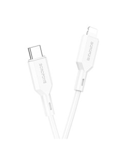 Кабель USB Type C Lightning 8 pin быстрая зарядка 3А 1 м белый BX70 PD 6974443384451 Borofone