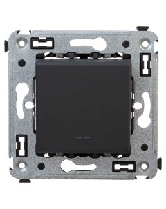 Выключатель Avanti Черный матовый 1кл скрытый монтаж в сборе черный 4412103 Dkc