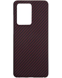 Чехол накладка для смартфона Samsung Galaxy S20 Ultra карбон красный УТ000020858 Barn&hollis