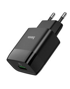 Сетевое зарядное устройство C72Q Glorious 18Вт USB Quick Charge черный 6931474732507 Hoco