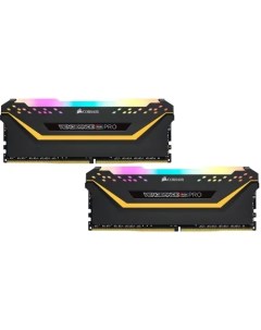 Комплект памяти DDR4 DIMM 16Gb 2x8Gb 3200MHz CL16 1 35 В Vengeance RGB PRO CMW16GX4M2E3200C16 Retail Corsair