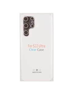 Чехол накладка для смартфона Samsung Galaxy S22 Ultra силикон прозрачный 928785 Clear case