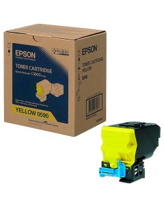 Картридж лазерный C13S050590 C13S050590 желтый 6000 страниц оригинальный для Epson