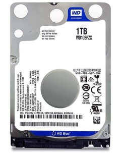 Жесткий диск HDD 1Tb Blue 2 5 5400rpm 128Mb SATA3 WD10SPZX Western digital