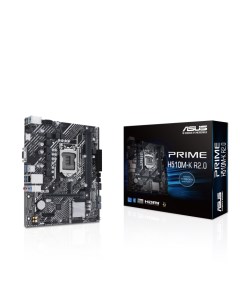 Материнская плата PRIME H510M K R2 0 Socket1200 Intel H470 2xDDR4 PCI Ex16 4SATA3 7 1 ch GLAN 6 USB  Asus