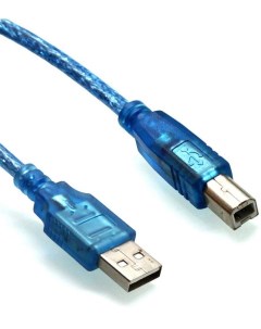 Кабель USB 2 0 Am USB 2 0 Bm 1м синий U2ABM 10L Acd