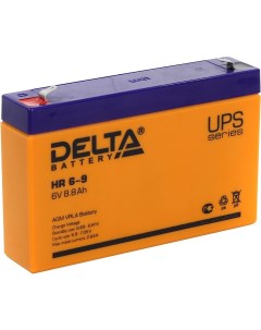 Аккумуляторная батарея для ИБП Delta HR 6 9 6V 8 8Ah Delta battery