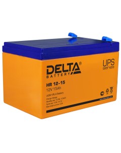 Аккумуляторная батарея для ИБП Delta HR12 15 12V 15Ah Delta battery