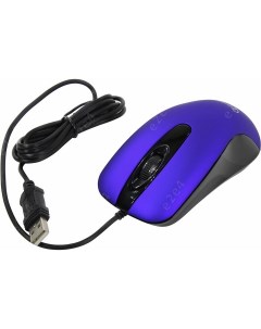 Мышь проводная MOP 400 B 1000dpi оптическая светодиодная USB синий черный Gembird