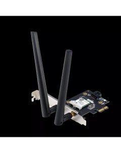 Адаптер Bluetooth Wi Fi PCE AXE5400 802 11a b g n ac ax 2 4 5 6 ГГц до 2 98 Гбит с PCI E внешних ант Asus