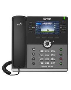 VoIP телефон UC926E RU 16 линий 16 SIP аккаунтов цветной дисплей PoE черный UC926E RU Htek