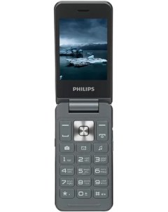 Мобильный телефон E2602 Xenium 2 8 320x240 TFT BT 1xCam 2 Sim 1800 мА ч USB Type C серый CTE2602DG 0 Philips