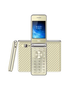 Мобильный телефон 2840 Fantasy 2 8 32x240 TN 32Mb RAM 32Mb 1xCam 2 Sim 800 мА ч micro USB золотистый Bq