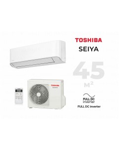 Настенная сплит система до 45м 16000 BTU ч инверторный охлаждение обогрев осушение белый Seiya RAS 1 Toshiba