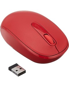 Мышь беспроводная Wireless Mobile Mouse оптическая светодиодная Bluetooth красный U7Z 00035 Microsoft