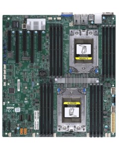 Материнская плата H11DSi 2xSocket SP3 16xDDR4 2PCI Ex16 3PCI Ex8 1xM 2 PCI E SATA 10SATA3 2GLAN IPMI Supermicro