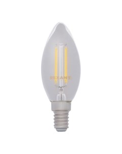 Лампа светодиодная E14 свеча CN 7 5Вт 4000K 4000K Нейтрально холодно белый 600лм филаментная 604 084 Rexant
