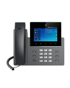 VoIP телефон GXV3450 16 линий 16 SIP аккаунтов цветной дисплей PoE черный GXV3450 Grandstream