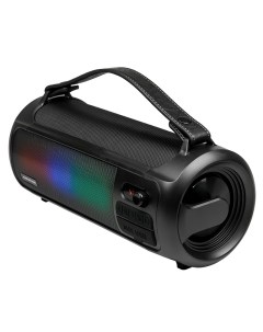 Портативная акустика FS 30 BLACK 18 Вт FM AUX USB Bluetooth подсветка черный Nakatomi