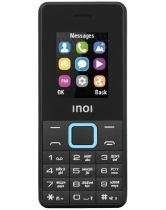 Мобильный телефон 110 1 8 160x128 TN BT 1xCam 2 Sim 1000 мА ч micro USB черный Inoi