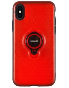 Чехол накладка Crystal Case для смартфона Apple X красный HRD809101 Hardiz