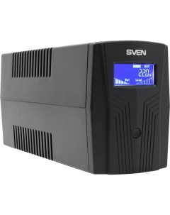 ИБП Power Pro 650 650 VA 390 Вт EURO розеток 2 USB черный SV 013844 Sven